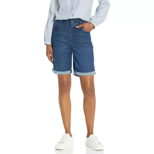 NYDJ Women's High Rise Short with Binding Detail
