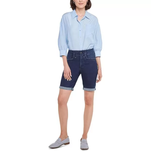 NYDJ Women's High Rise Short with Binding Detail