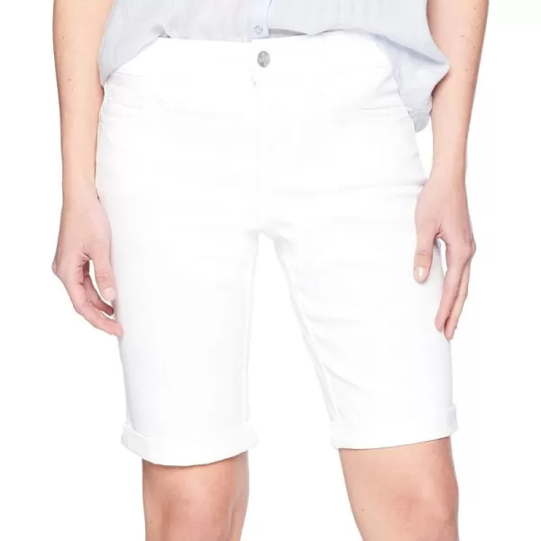 NYDJ Women's Petite Briella Jean Shorts with Roll Cuffs | Slimming &amp; Flattering Fit