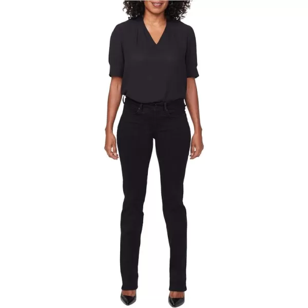 NYDJ Women's Petite Marilyn Straight Jeans with Catwalk Embroidery Details