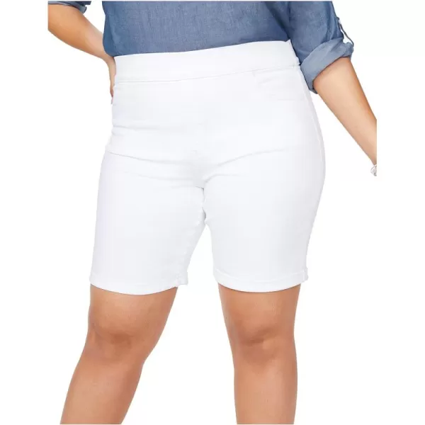 NYDJ Women's Plus Size 9 Inch Pull-on Shorts