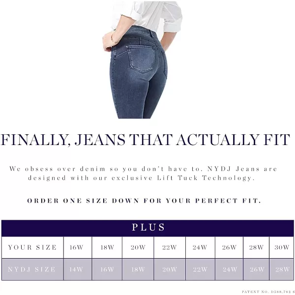 NYDJ Women's Plus Size Briella Jean Shorts with Roll Cuffs | Slimming &amp; Flattering Fit