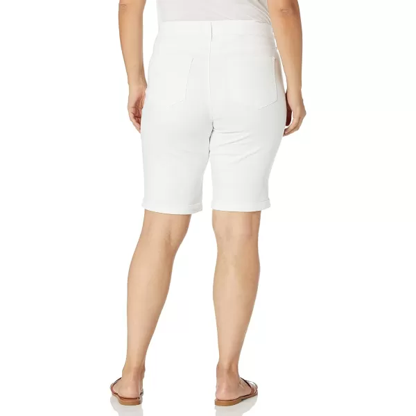 NYDJ Women's Plus Size Briella Jean Shorts with Roll Cuffs | Slimming &amp; Flattering Fit