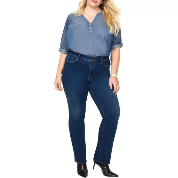 NYDJ Women's Plus Size Marilyn Straight Jeans
