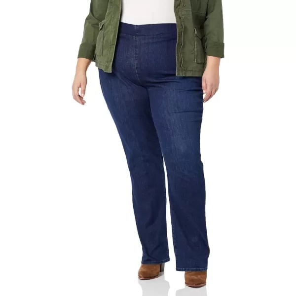 NYDJ Women's Plus Size Marilyn Straight Pull-on Jeans