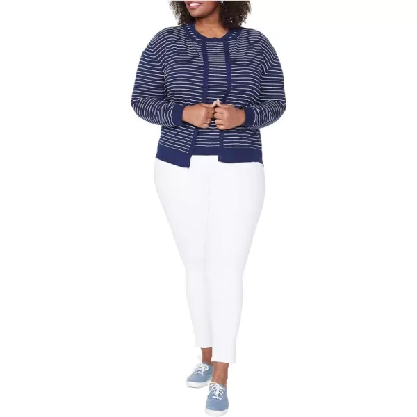 NYDJ Women's Plus Size Twin Set Cardigan Sweater