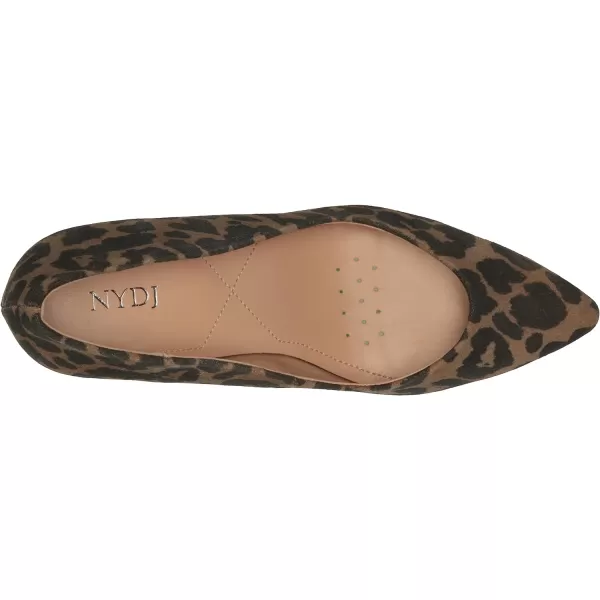 NYDJ Women's Solimar Leopard Suede Pump