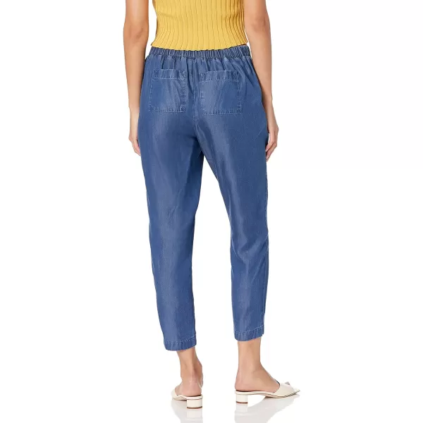 NYDJ Women's Petite Hidden Drawstring Linen Pant