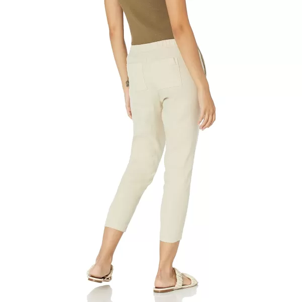 NYDJ Women's Petite Hidden Drawstring Linen Pant