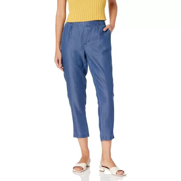 NYDJ Women's Petite Hidden Drawstring Linen Pant