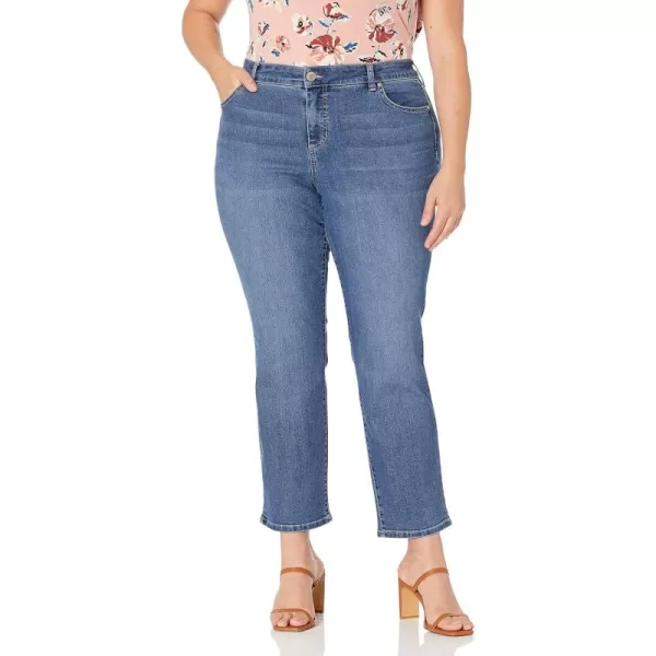 NYDJ Women's Plus Size Marilyn Straight Ankle Jeans | Slimming &amp; Flattering Fit
