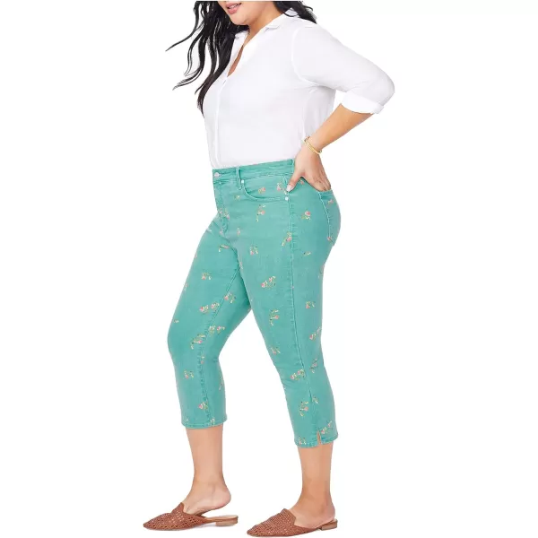 NYDJ Women's Plus Size Skinny Capri Jeans