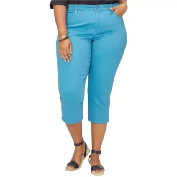 NYDJ Women's Plus Size Skinny Capri Jeans