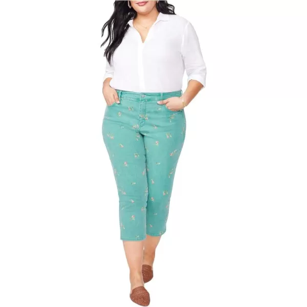 NYDJ Women's Plus Size Skinny Capri Jeans