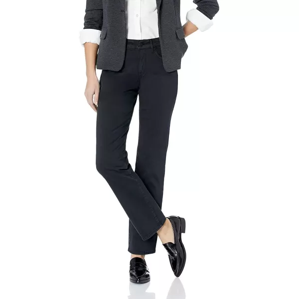 imageNYDJ Womens Marilyn Straight Denim JeanBlack 2299