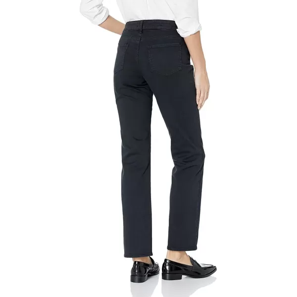 imageNYDJ Womens Marilyn Straight Denim JeanBlack 2299