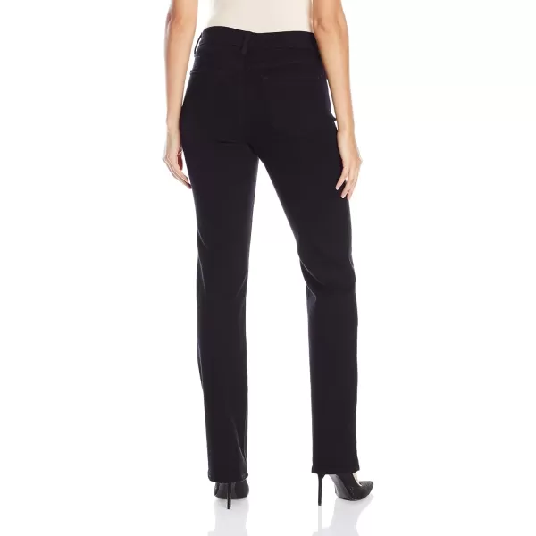 imageNYDJ Womens Marilyn Straight Denim JeanBlack Dnm
