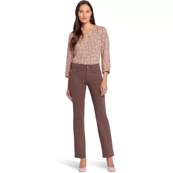 imageNYDJ Womens Marilyn Straight Denim JeanCoffee Bean