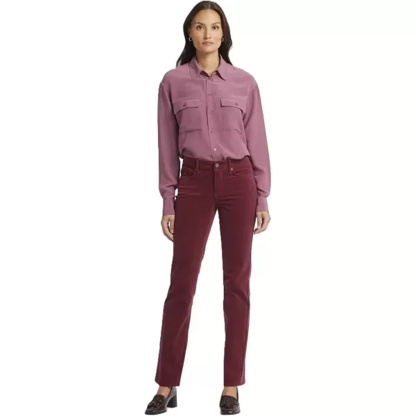 imageNYDJ Womens Marilyn Straight Denim JeanCranberry Pie