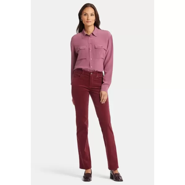 imageNYDJ Womens Marilyn Straight Denim JeanCranberry Pie