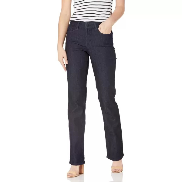 imageNYDJ Womens Marilyn Straight Denim JeanDark Enzyme Tonal Stitching