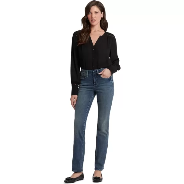 imageNYDJ Womens Marilyn Straight Denim JeanLombard