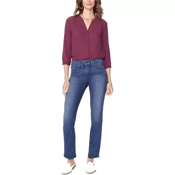 imageNYDJ Womens Marilyn Straight Denim JeanLupine
