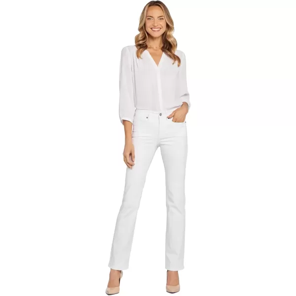 imageNYDJ Womens Marilyn Straight Denim JeanOptic White