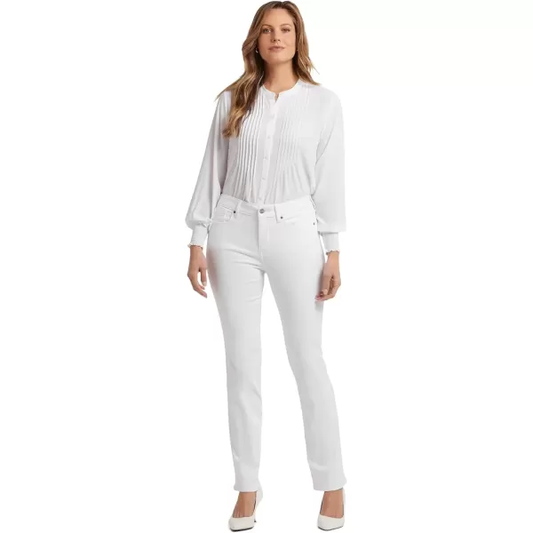 imageNYDJ Womens Marilyn Straight Denim JeanOptic White