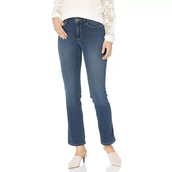imageNYDJ Womens Marilyn Straight Denim JeanRome Future