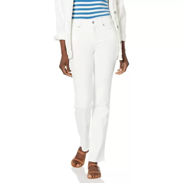 imageNYDJ Womens Marilyn Straight Denim JeanWhite