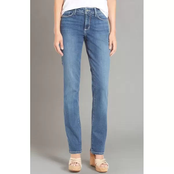 imageNYDJ Womens Misses Marilyn StraightHeyburn Wash