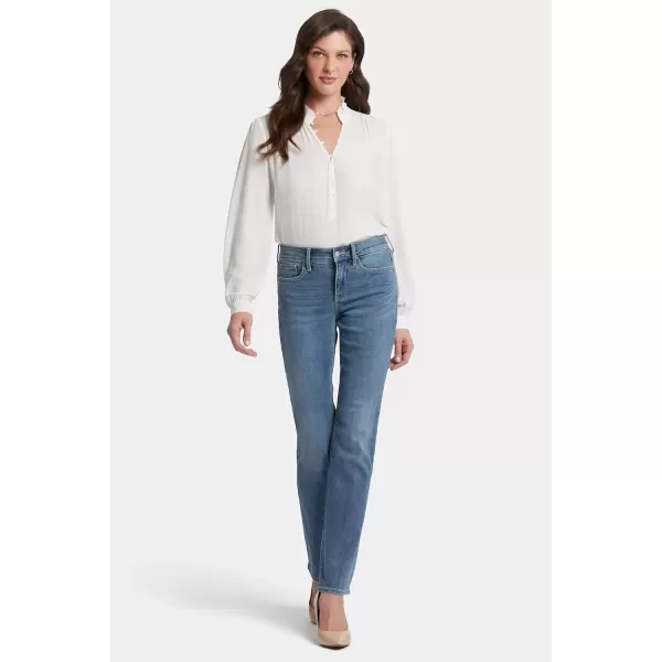 imageNYDJ Womens Misses Marilyn StraightHeyburn Wash