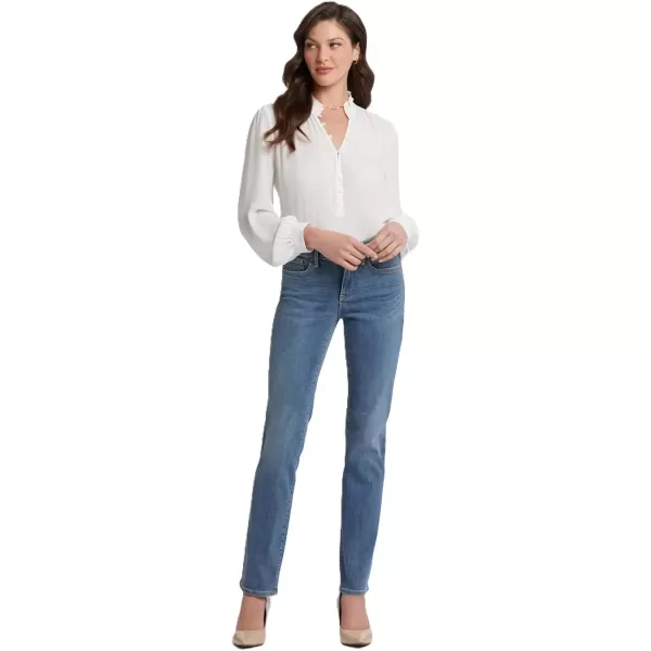 imageNYDJ Womens Misses Marilyn StraightHeyburn Wash
