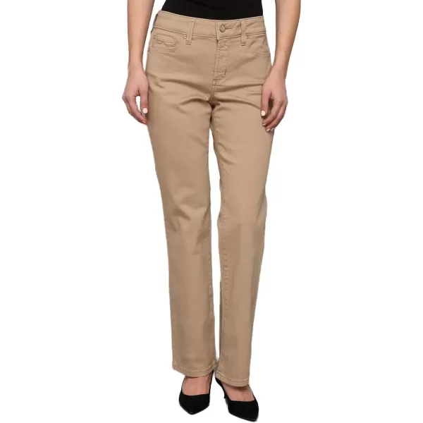 imageNYDJ Womens Petite Marilyn Straight JeanAlmond