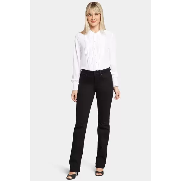 imageNYDJ Womens Petite Marilyn Straight JeanBlack