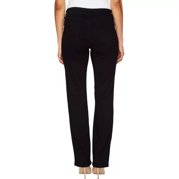 imageNYDJ Womens Petite Marilyn Straight JeanBlack 4333