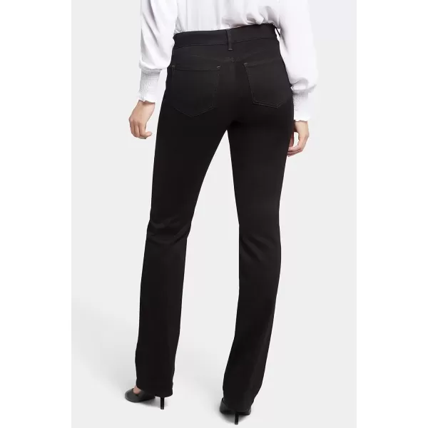 imageNYDJ Womens Petite Marilyn Straight JeanBlack