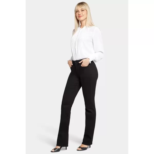 imageNYDJ Womens Petite Marilyn Straight JeanBlack