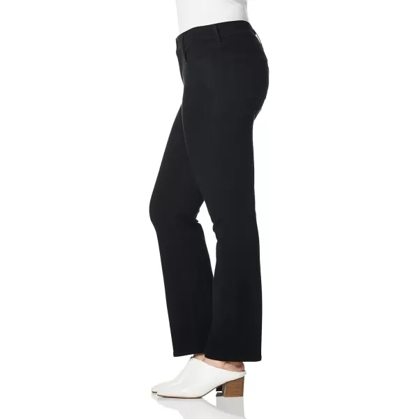 imageNYDJ Womens Petite Marilyn Straight JeanBlack P431b