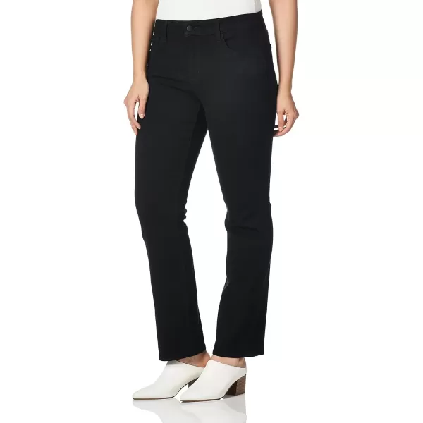 imageNYDJ Womens Petite Marilyn Straight JeanBlack P431b
