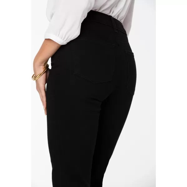 imageNYDJ Womens Petite Marilyn Straight JeanBlackBlack
