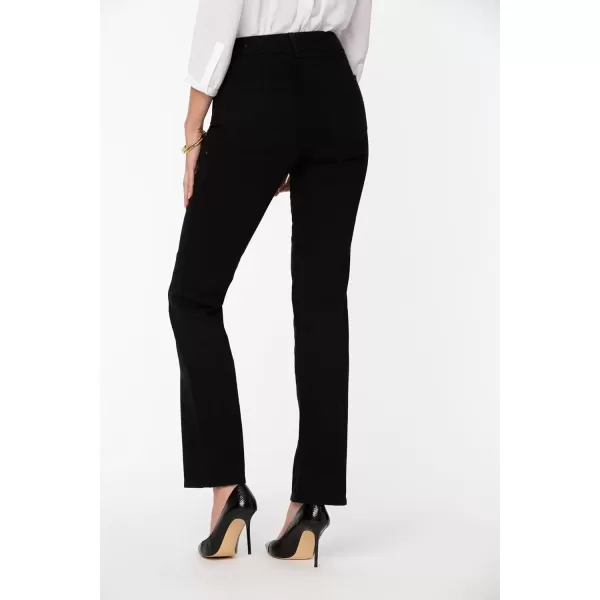 imageNYDJ Womens Petite Marilyn Straight JeanBlackBlack