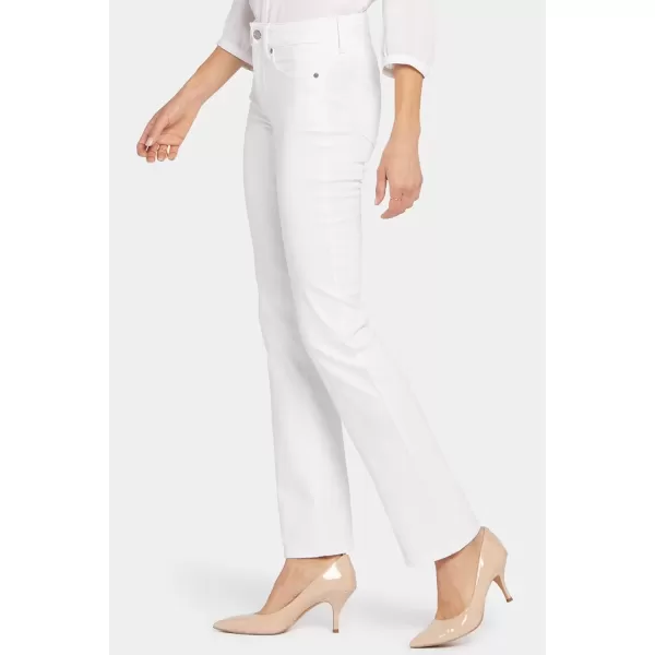 imageNYDJ Womens Petite Marilyn Straight JeanOptic White