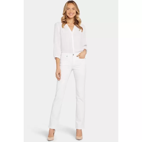 imageNYDJ Womens Petite Marilyn Straight JeanOptic White