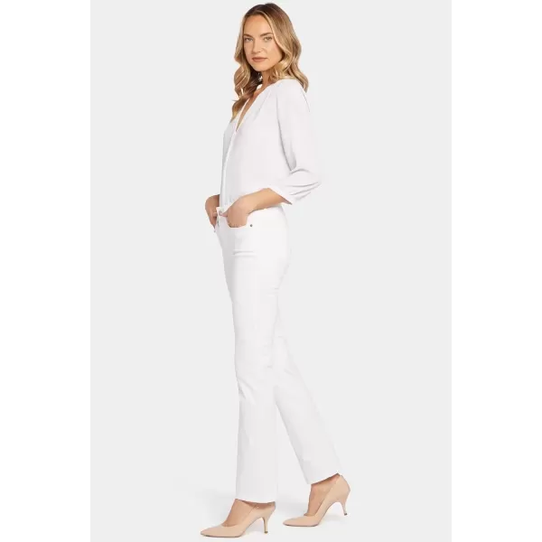 imageNYDJ Womens Petite Marilyn Straight JeanOptic White
