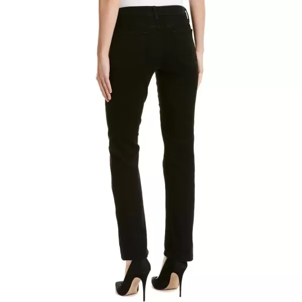 imageNYDJ Womens Petite Marilyn Straight JeanOverdyed Black