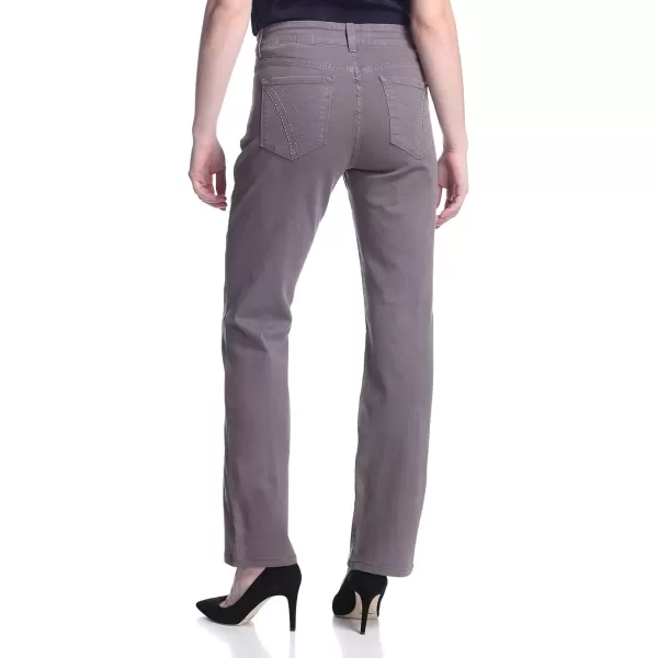 imageNYDJ Womens Petite Marilyn Straight JeanPewter