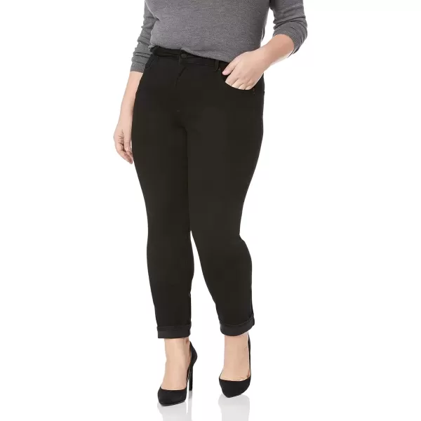imageNYDJ Womens Plus Size Marilyn Straight Ankle Jeans  Slimming ampamp Flattering FitBlack 2299