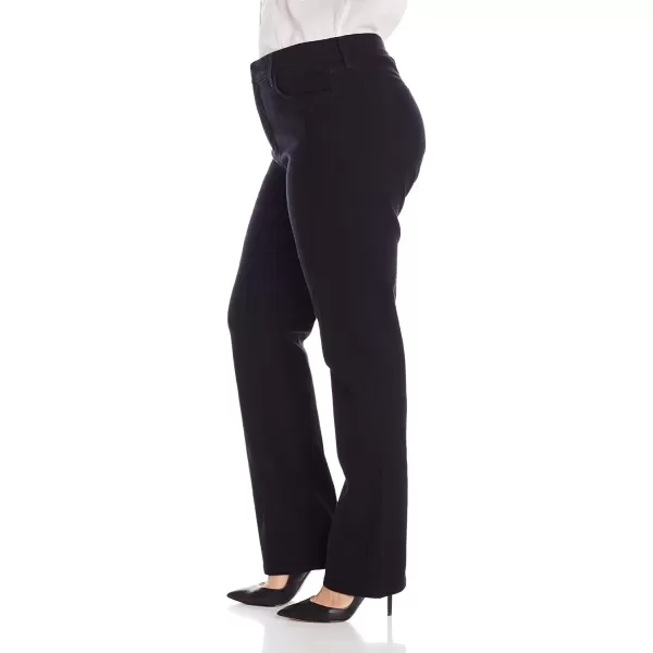 imageNYDJ Womens Plus Size Marilyn Straight Ankle Jeans  Slimming ampamp Flattering FitBlack 4333